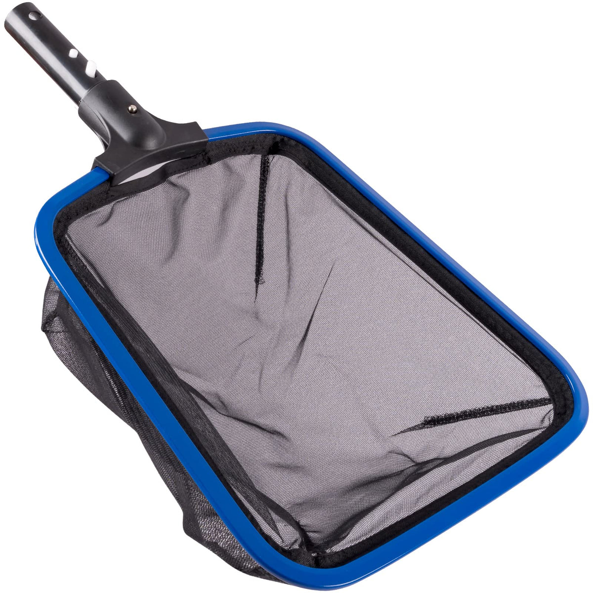 PoolAZA Ultra Fine Mesh Skimmer Net with aluminum frame for durable pool cleaning.