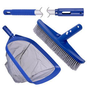 Poolaza ultra-fine mesh skimmer net captures fine debris from pools and spas.