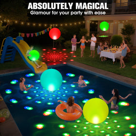 PoolBliss auto dusk to dawn light providing hands free operation