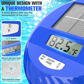 PoolBliss IP68 waterproof floating light withstands rain and splashes