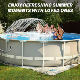 PoolCoolPro cooling effect lowers surface water on hot days