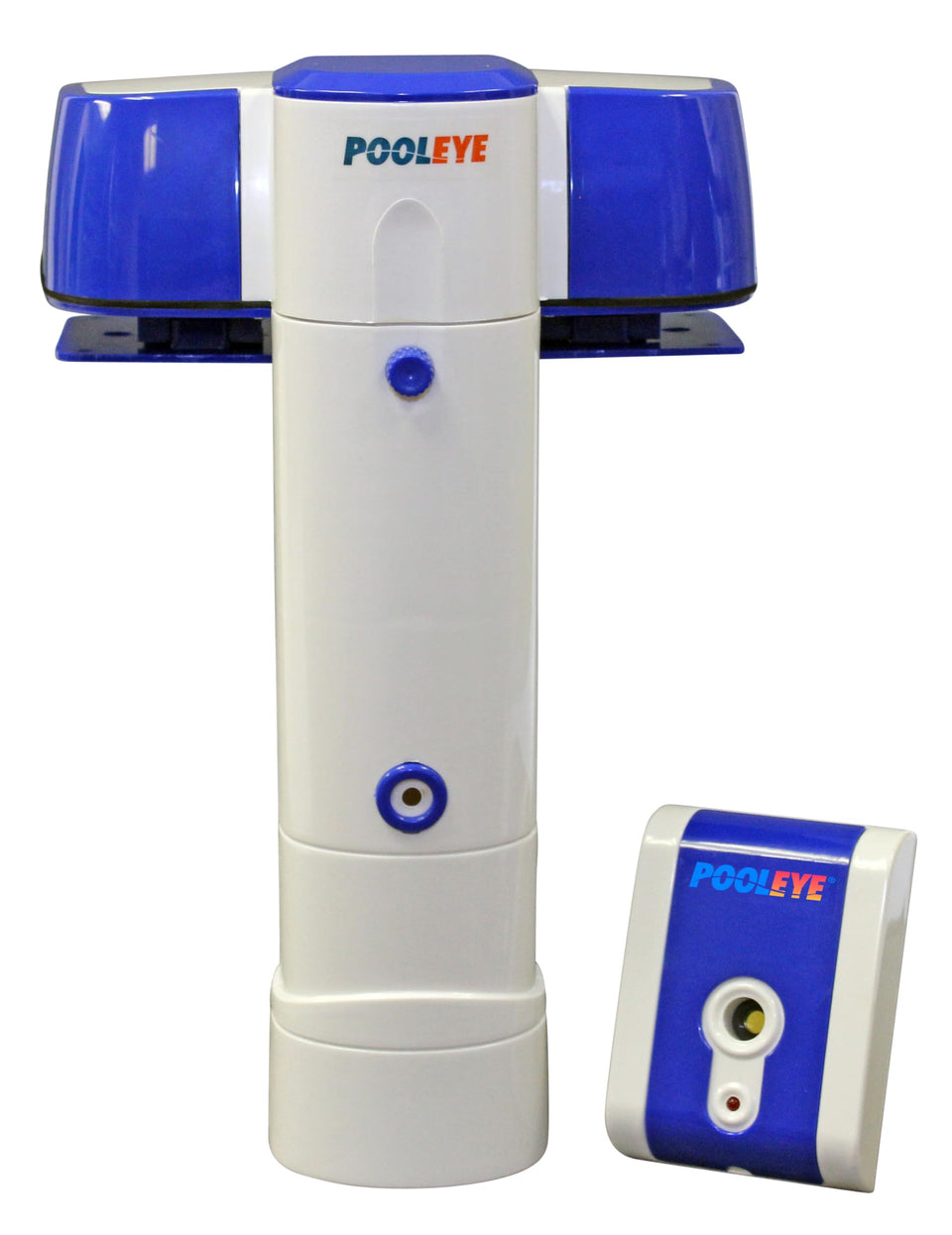 PoolEye Immersion Alarm mounted on deck shows secure installation and reliable detection.