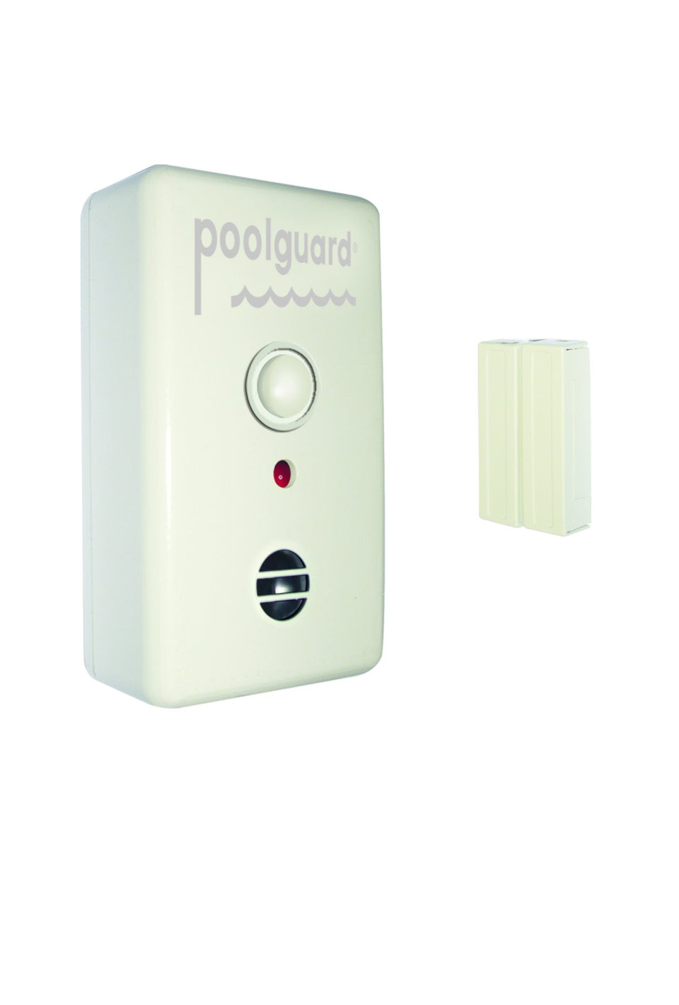 PoolGuard DAPT-2 water hazard door alarm on doorway enhances safety and quick adult access