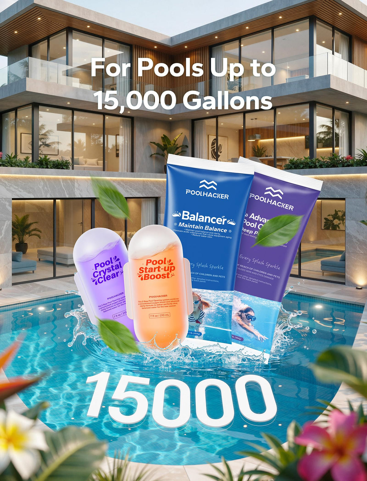POOLHACKER suitable for above-ground and inground pools