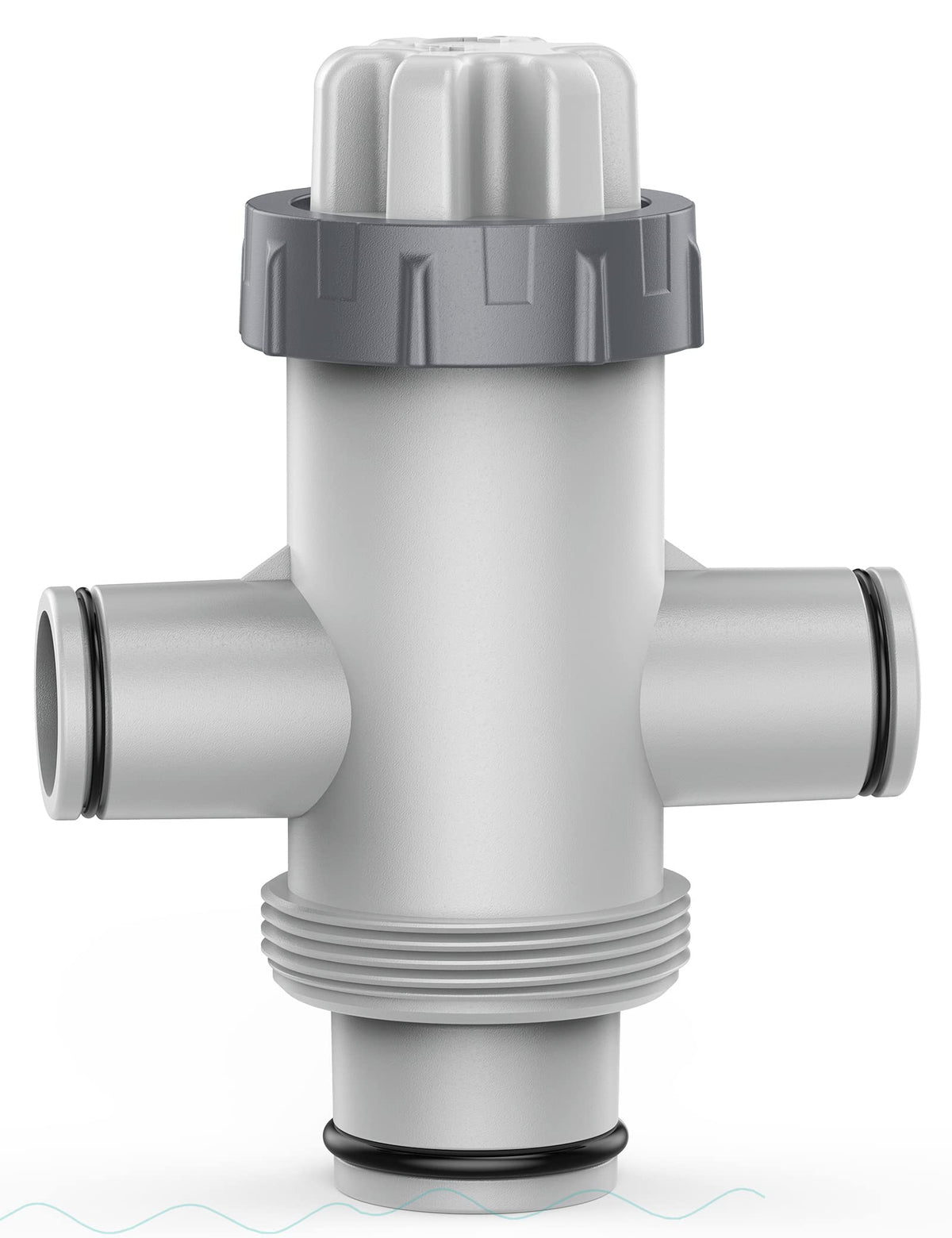 POOLHACKER above-ground pool valve with two inlets for easy flow control