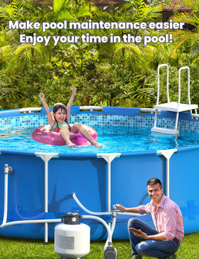 POOLHACKER easy installation for above-ground pools