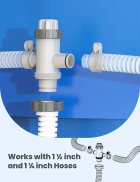 POOLHACKER smooth shut-off action demonstrates easy flow control