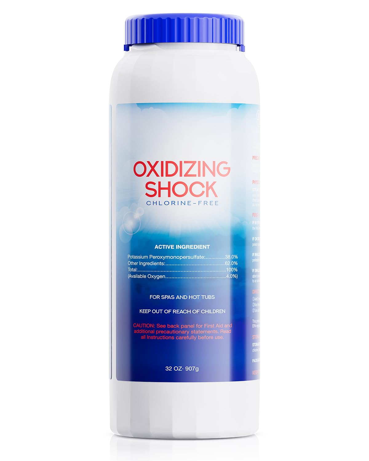 PoolHour 32oz chlorine-free oxidizing shock for spa water clarity