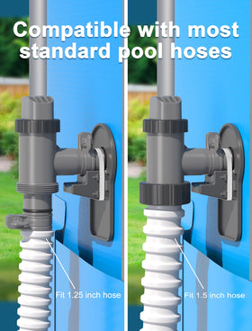 POOLHOUR durable plastic construction resists wear during pool use.