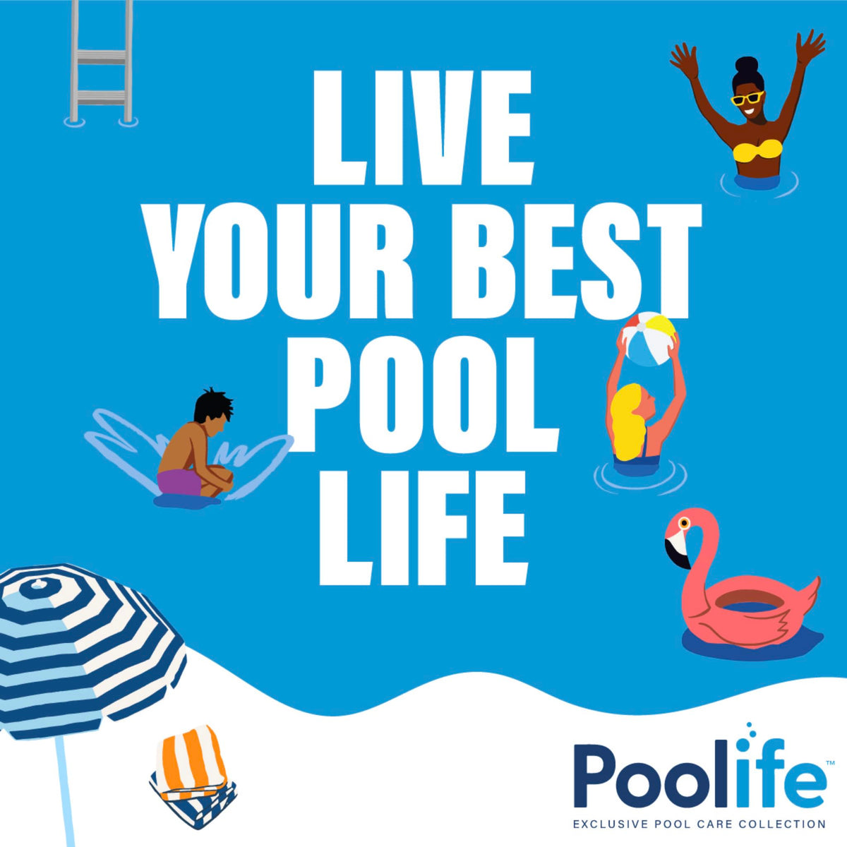 Poolife Algaecide 90 used during heat and heavy swimmer loads