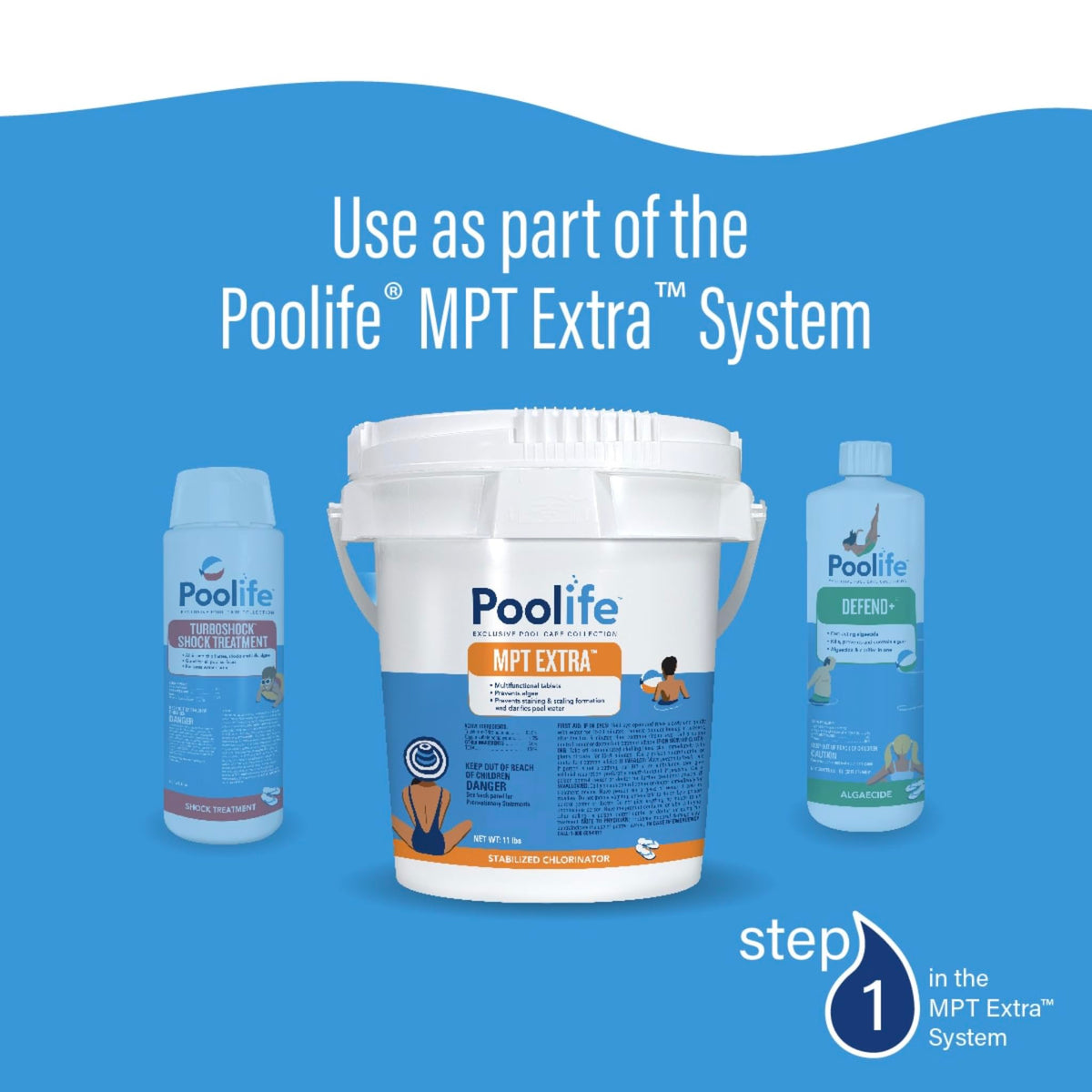 Poolife MPT Extra 21 lbs prevents staining and scale