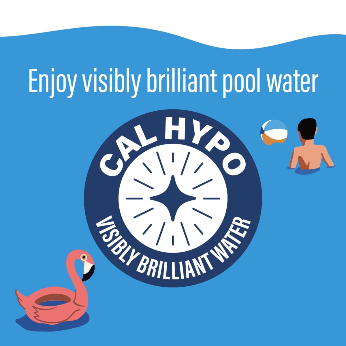 Pool water with NST Prime in a compatible system for clearer water quality.