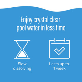 NST Prime tablets fit with a feeder for automated dosing in a pool system.