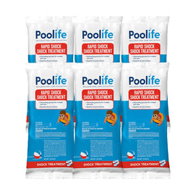 POOLIFE Rapid Shock instant-clarity helps restore clear water quickly.