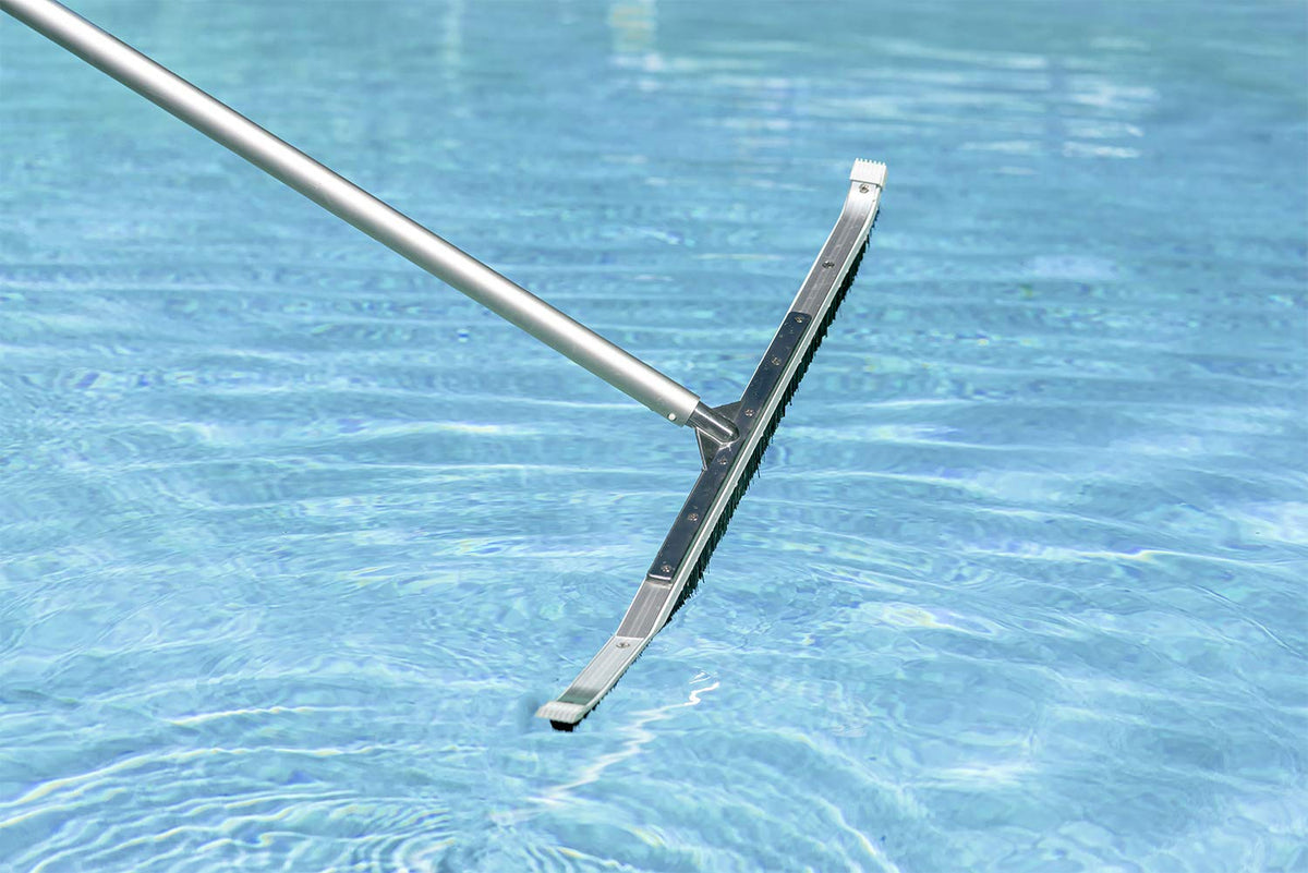 Poolmaster 36 inch brush head enables quick, uniform cleaning across large surfaces