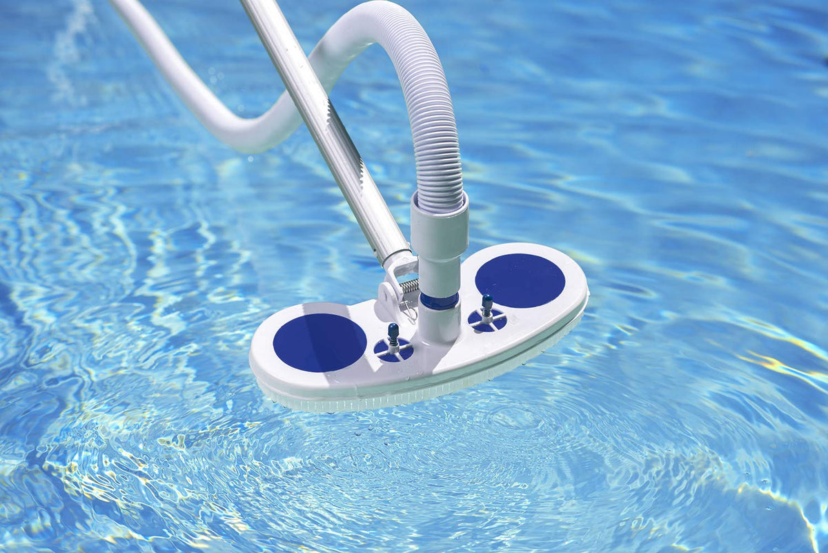 Poolmaster air-relief valves help maintain suction while protecting the liner