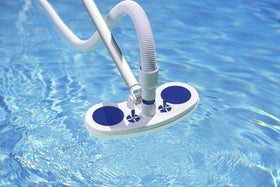 Poolmaster air-relief valves help maintain suction while protecting the liner