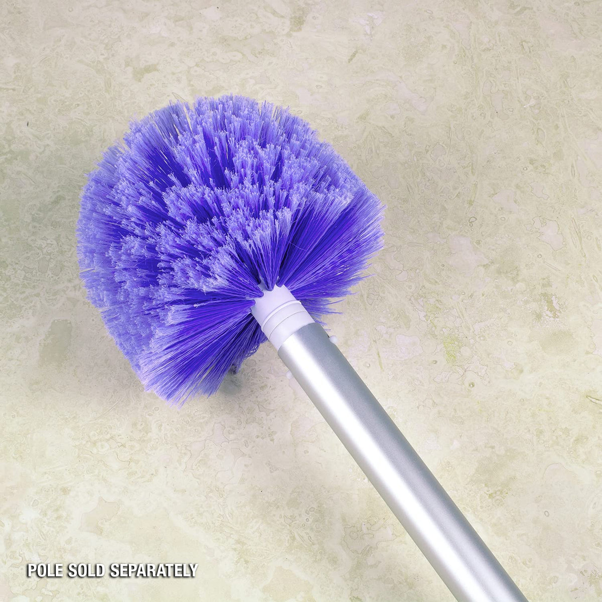 Poolmaster Cobweb Brush pole-attachment extends reach to high ceilings safely