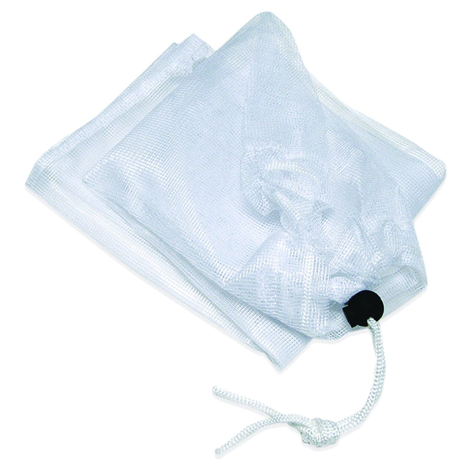 Poolmaster deluxe fine-mesh bag side view for capturing fine pool debris.
