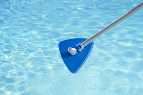 Poolmaster Essential Collection packaging signals must-have pool maintenance tools.