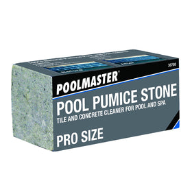 Poolmaster Extra Large Pro Pumice Stone used whole for fast cleaning on large surfaces.