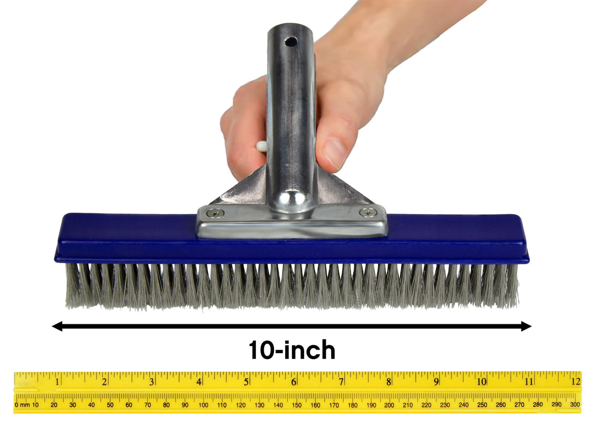 Poolmaster medium-head brush designed for walls, floors and steps in gunite pools