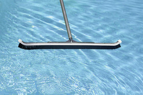 Poolmaster nylon bristles safely clean vinyl fiberglass concrete without scratching