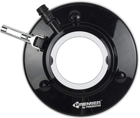 Poolmaster premier collection leaf vacuum in use for efficient backyard cleanup.