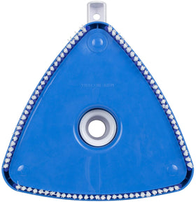Poolmaster ten-three-eighths-inch-wide head covers more area when cleaning.