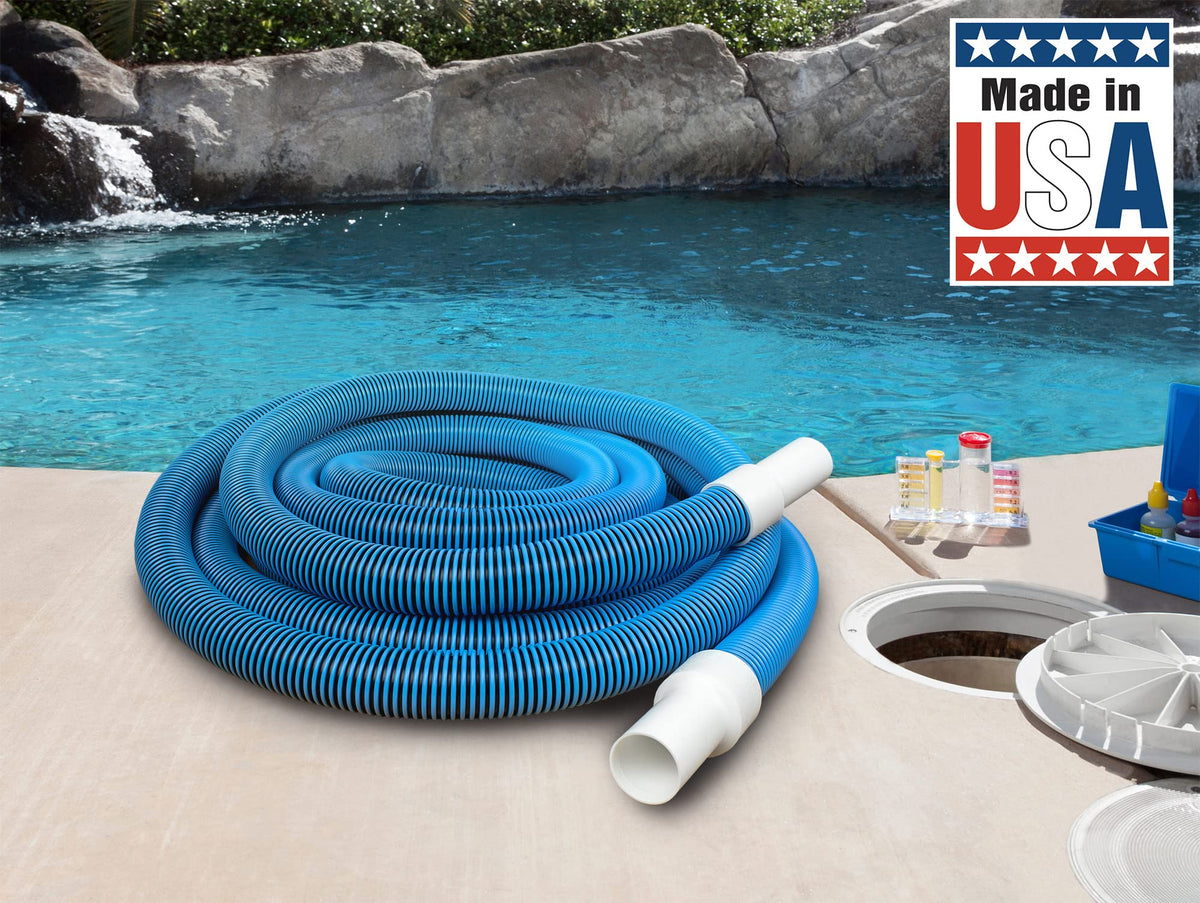 Poolmaster hose made from durable EVA resists UV and chemicals
