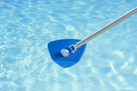 Poolmaster weighted design helps smooth underwater cleaning and control.