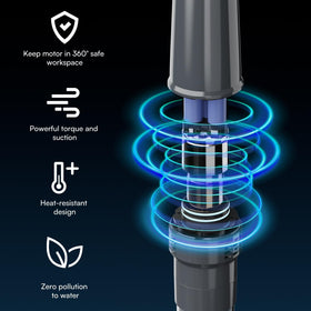 PoolMr 180μm mesh filter traps fine debris for reuse