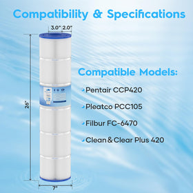 POOLNEAT CCP420 side view highlights durable design for easy maintenance