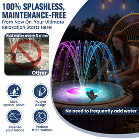 PoolPop anti-splash flow design keeping water contained