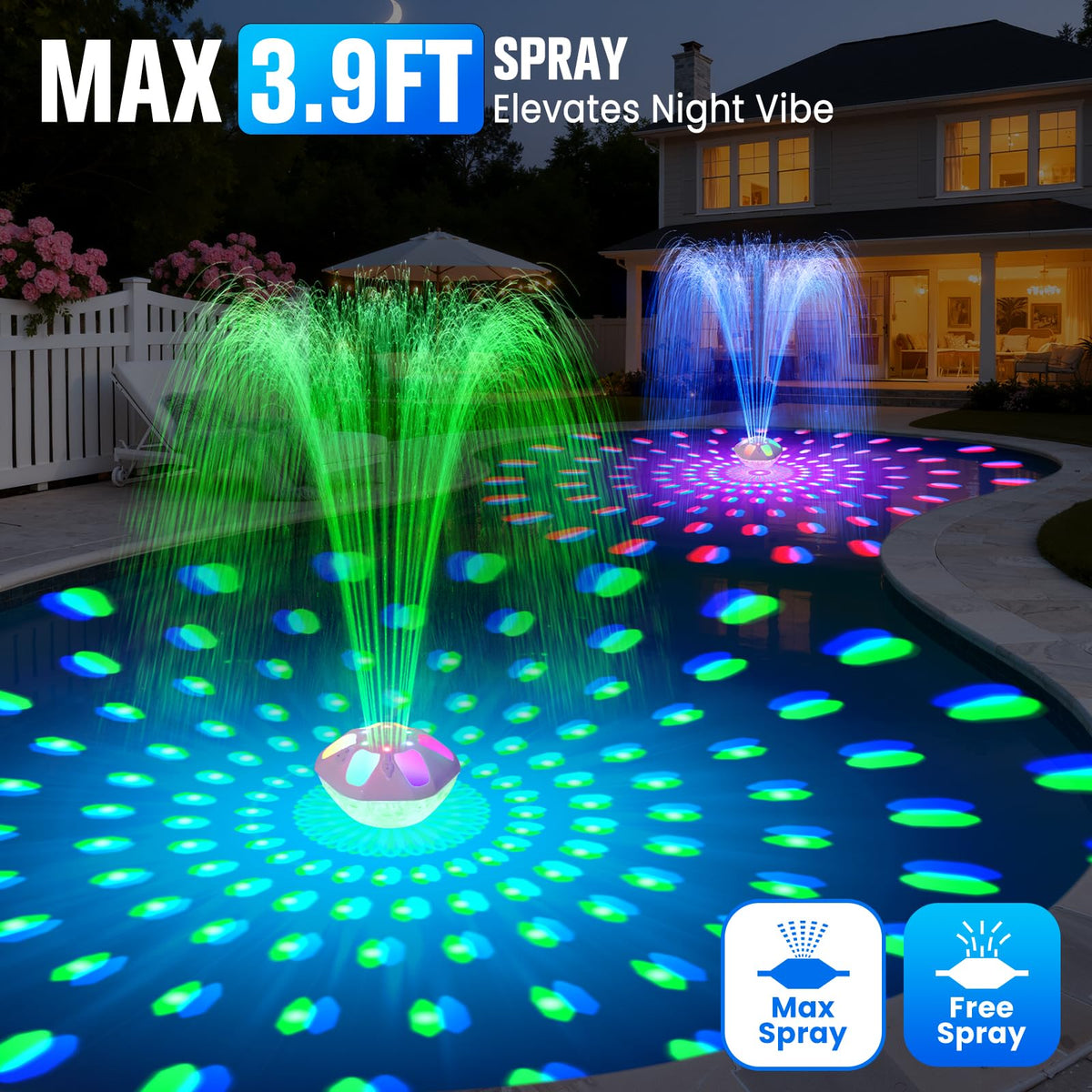 PoolPop brushless motor runs quietly for peaceful poolside use