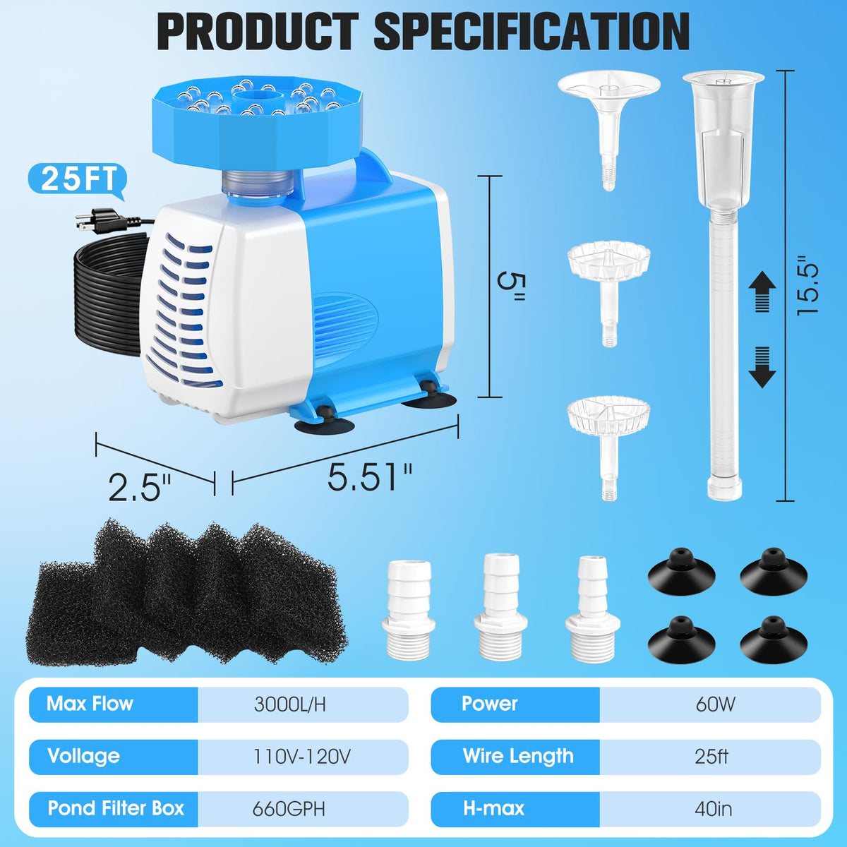PoolPop multi-layer filtration keeps ponds clearer with easy cleaning