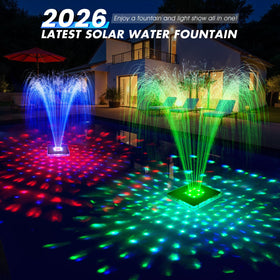 PoolPop night LED display adds relaxing poolside ambiance