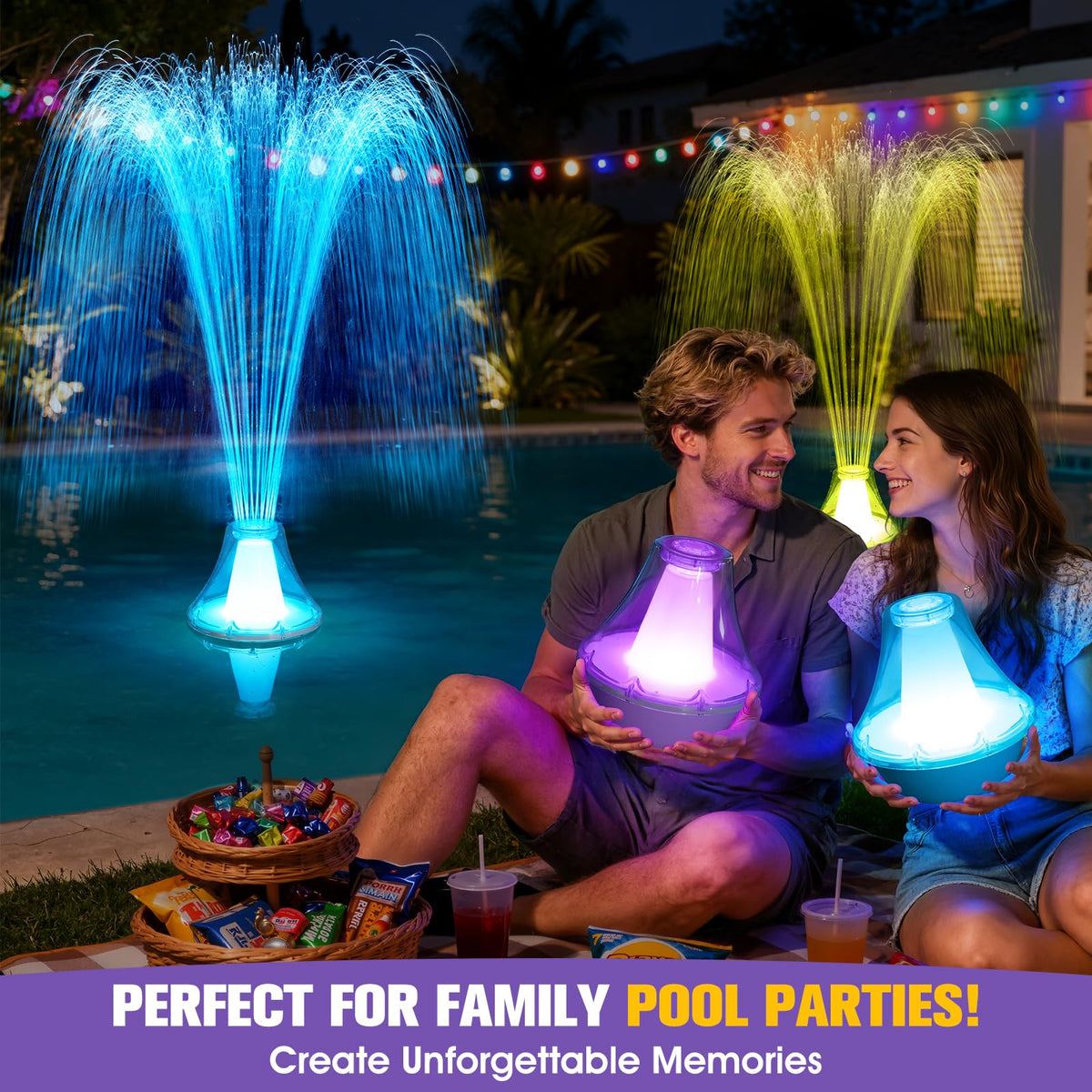 Ideal poolside centerpiece or gift for backyard get-togethers.