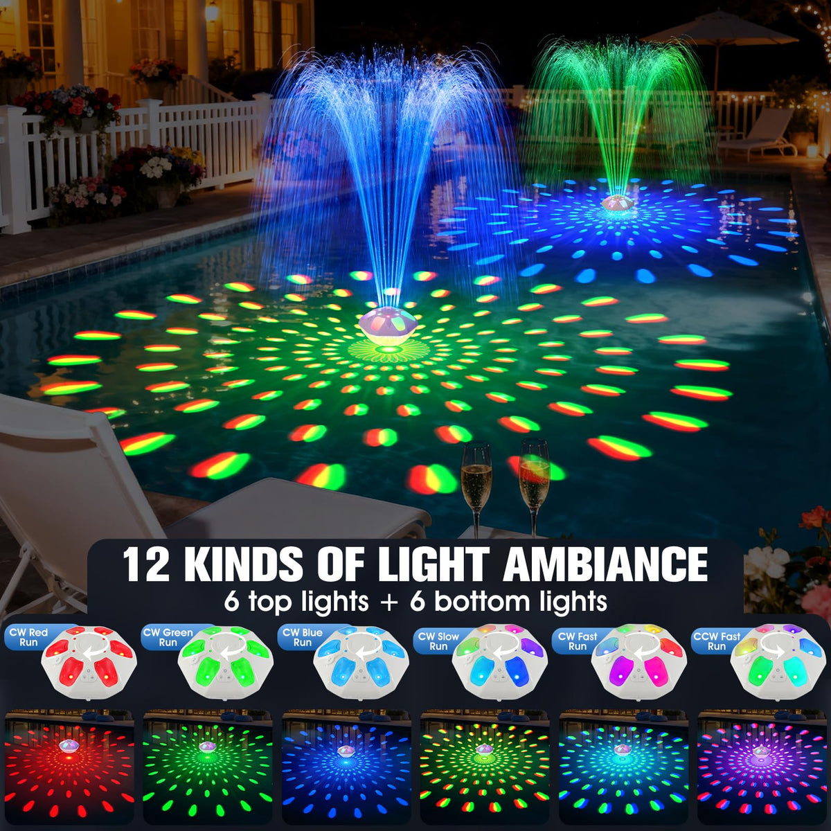 PoolPop remote control with 66ft range for on-deck adjustments