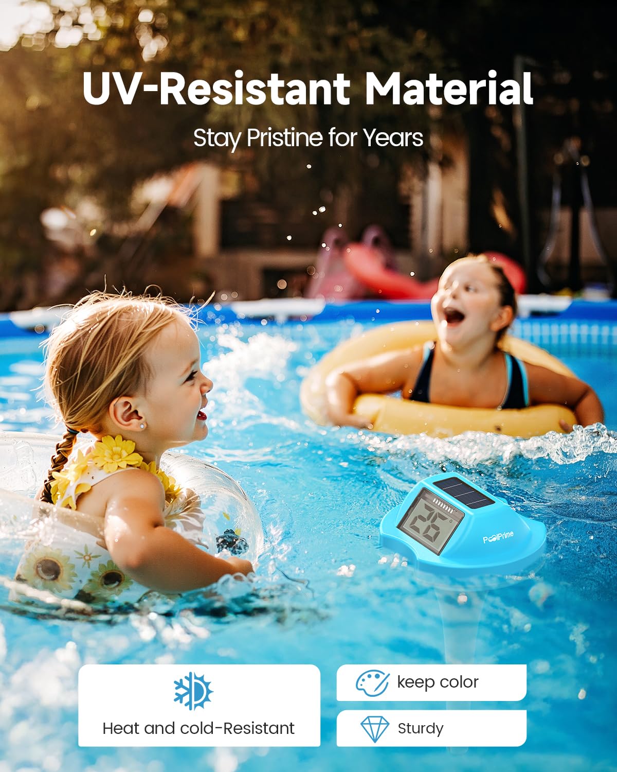 PoolPrime sensor updates every 10 seconds for accuracy.