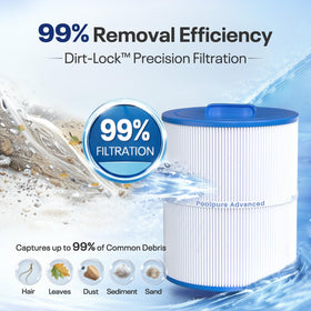 POOLPURE 6CH-352 filter compatible with Artesian Spas and Master Spas models