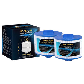 PoolPure 8CH-950 replacement spa filter close-up highlighting durable cartridge for clean water