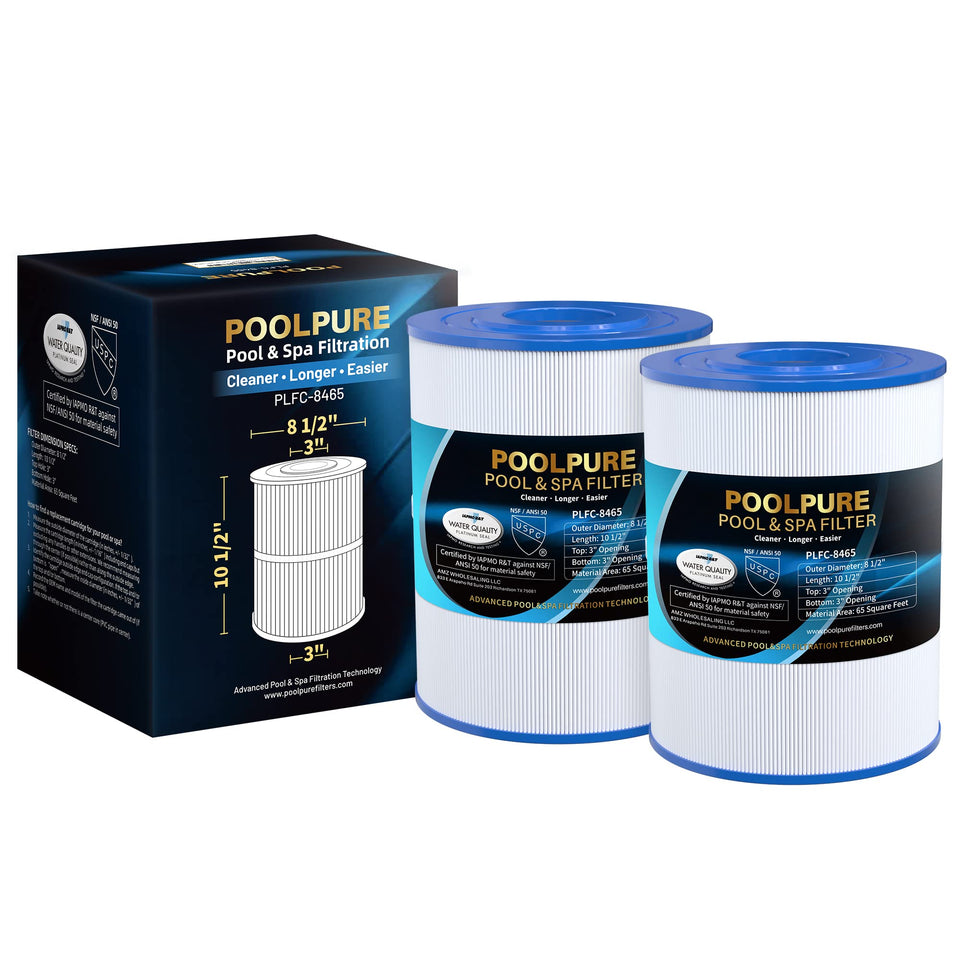 PoolPure C-8465 spa filter assembly fits Watkins 31114 and Tiger River spa models