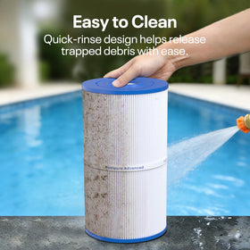 PoolPure C-6430 spa filter shown as a trusted PHTA member