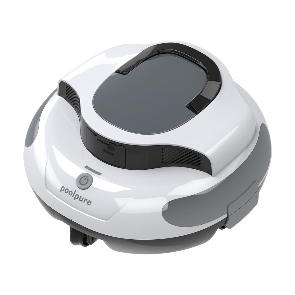 POOLPURE Cordless Vacuum dual motors deliver strong suction for pool debris