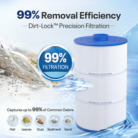 POOLPURE Filbur FC-2810-compatible filter for easy replacement.