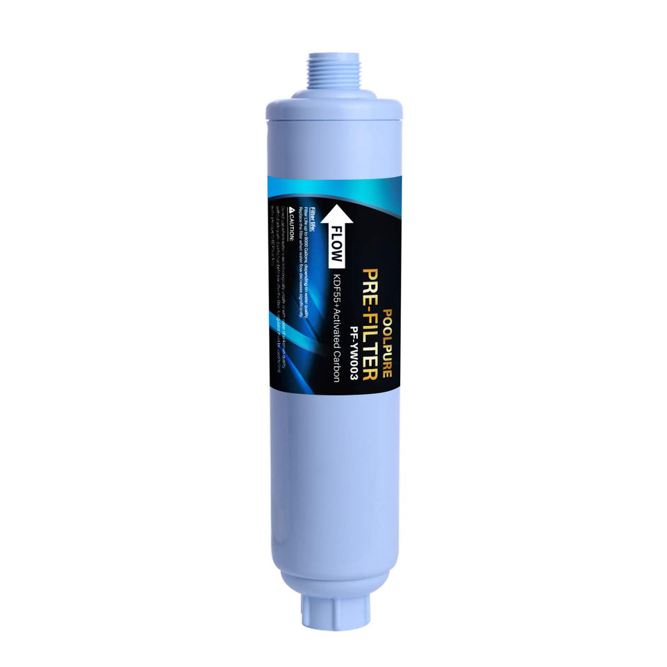 PoolPure garden hose end pre-filter installation for quick setup and cleaner water