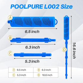 PoolPure mineral stick installation scene demonstrates effortless spa maintenance.