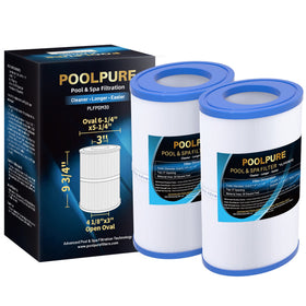 PoolPure oval filter PDM30 assembly showing durable oval design for reliable spa filtration.