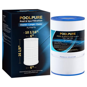 POOLPURE PAP75 filter cartridge delivers dependable pool filtration.